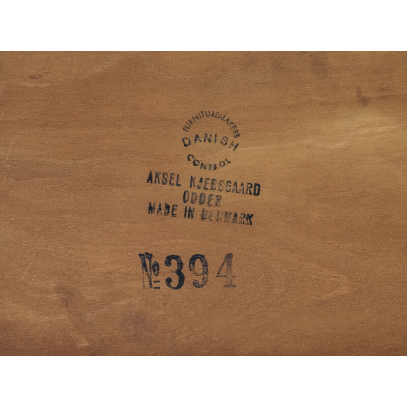 Vintage 2x2 drawers teak chest of drawers by Aksel Kjersgaard, Dane 1960