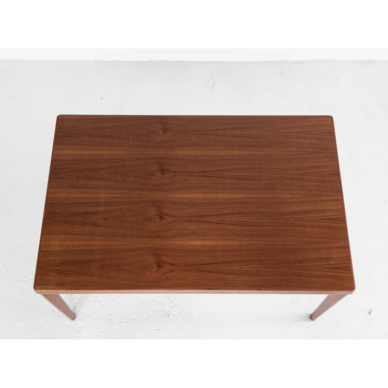 Vintage extensible dining table by Henning Kjaernulf for Vejle, Denmark 1960