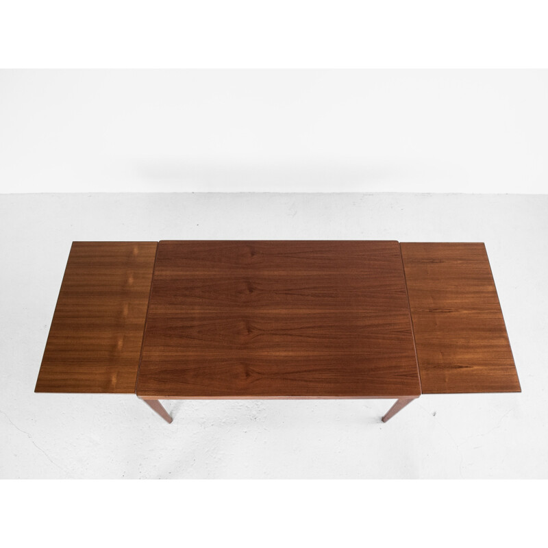 Vintage extensible dining table by Henning Kjaernulf for Vejle, Denmark 1960