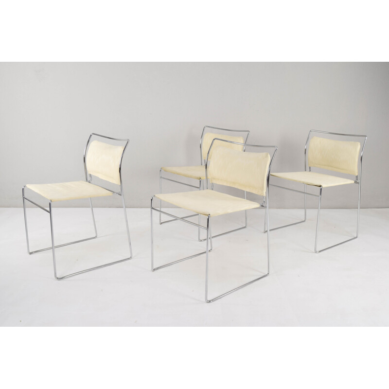 Set of 4 vintage chairs, Kazuhide Takahama by MYC Gavina, Spain