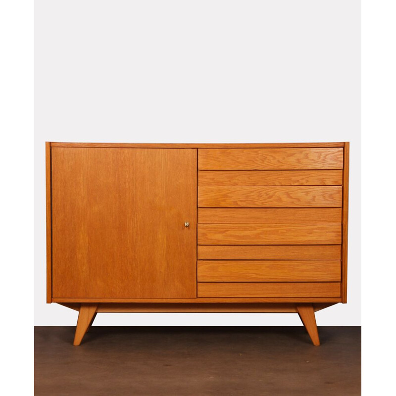 Vintage wooden chest of drawers by Jiri Jiroutek, 1960