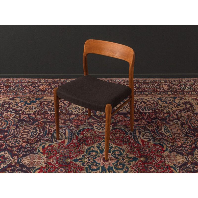 6 Vintage Dining chairs model 75, Niels O. Møller 1950s