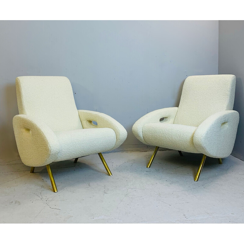 Pair of vintage armchairs, Italy