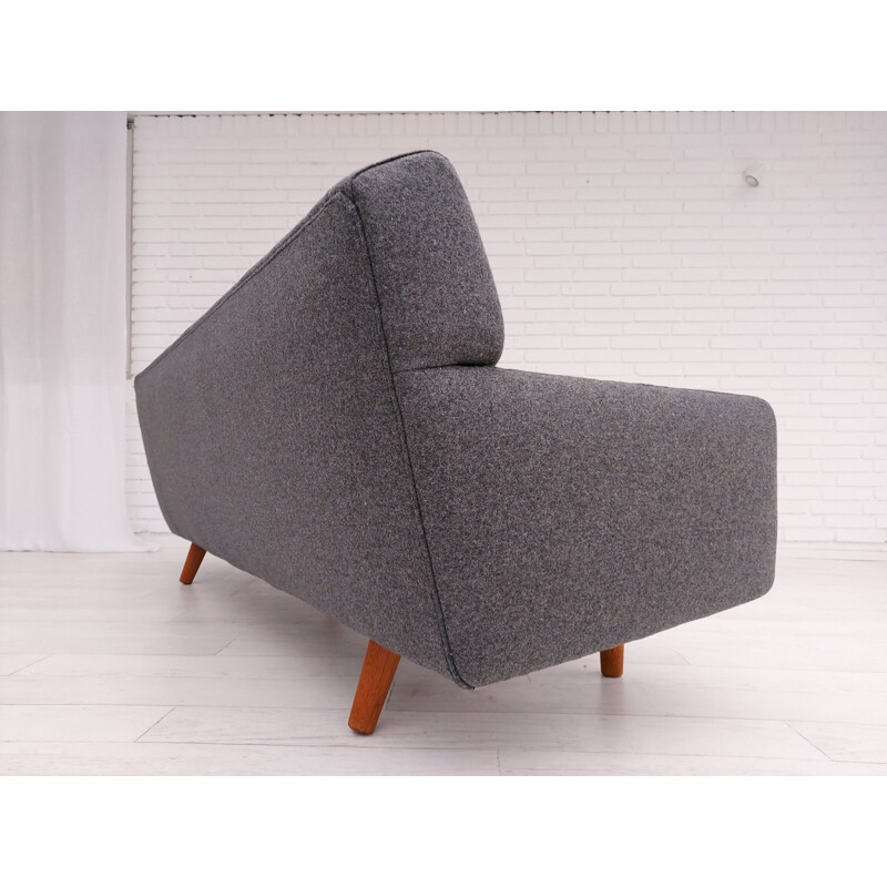 Vintage sofa by H.J.Wegner, model AP33, furniture wool Danish 1970 