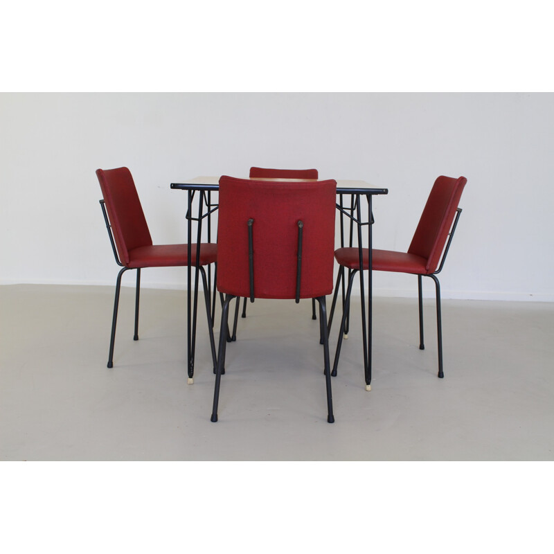 Ensemble de 4 chaises à repas, Hein SALOMONSEN - 1960