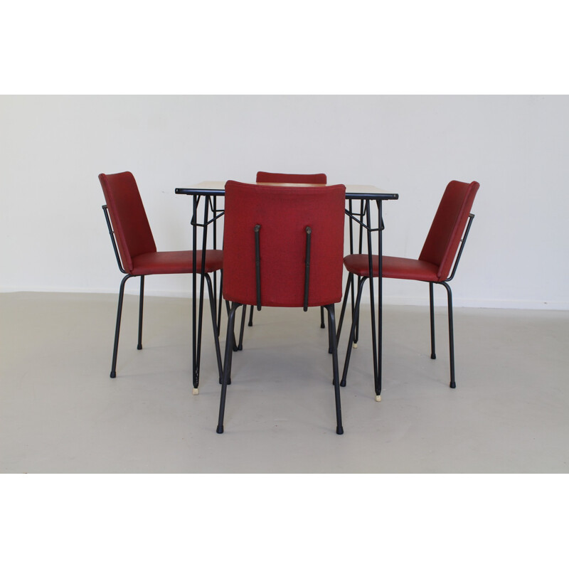 Mid-century set of 4 dining chairs, Hein SALOMONSEN - 1960s