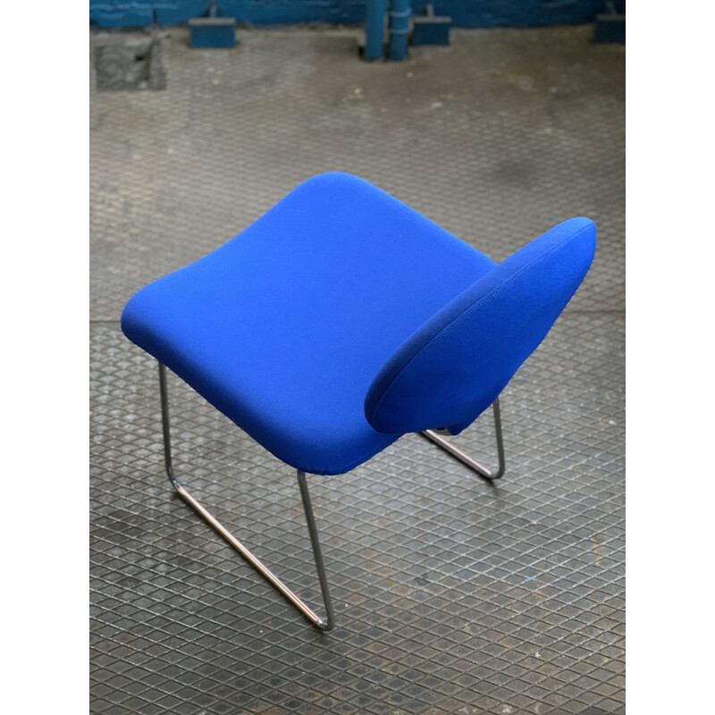 Serie van 6 vintage Djinn vernikkelde stoelen door Olivier Mourgue, 1968