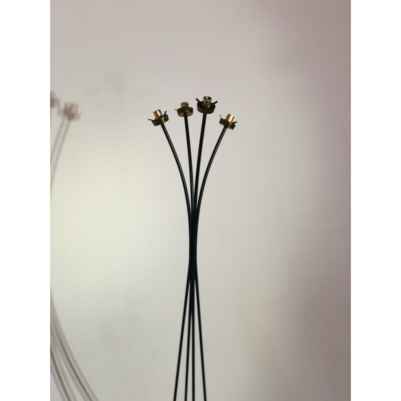 Vintage metal floor lamp 1950 