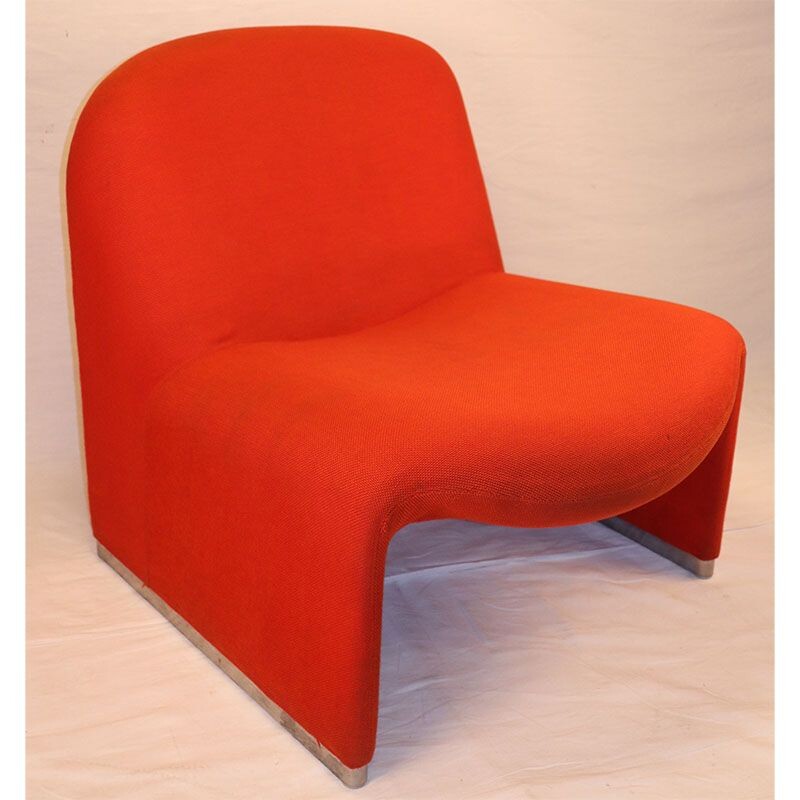 Vintage Fireside chair "Alky" by Giancarlo Piretti for Castelli 1970