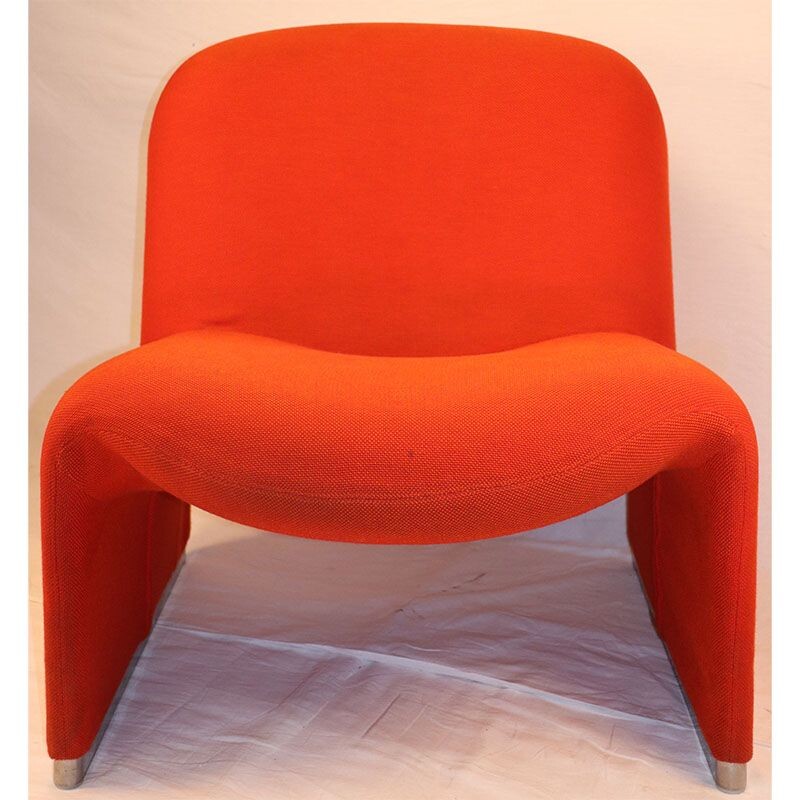 Vintage Fireside chair "Alky" by Giancarlo Piretti for Castelli 1970