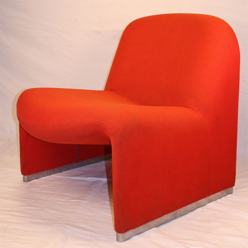 Vintage Fireside chair "Alky" by Giancarlo Piretti for Castelli 1970