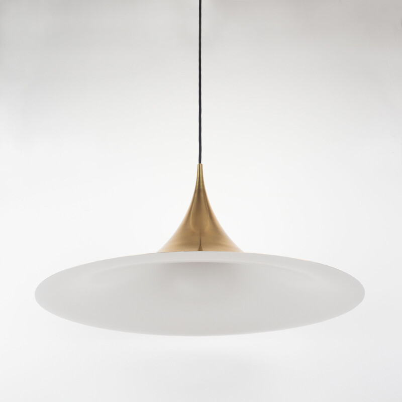 Vintage pendant lamp Semi by Bonderup&Thorup, Gubi Danish 1960