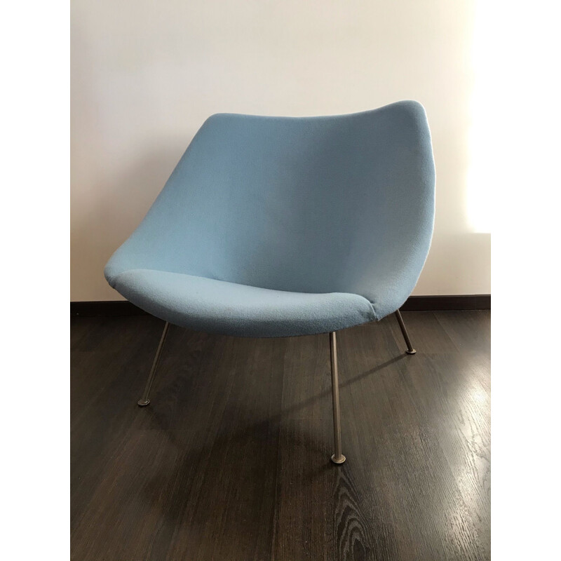 Vintage oester fauteuil ontwerp pierre Paulin 1970