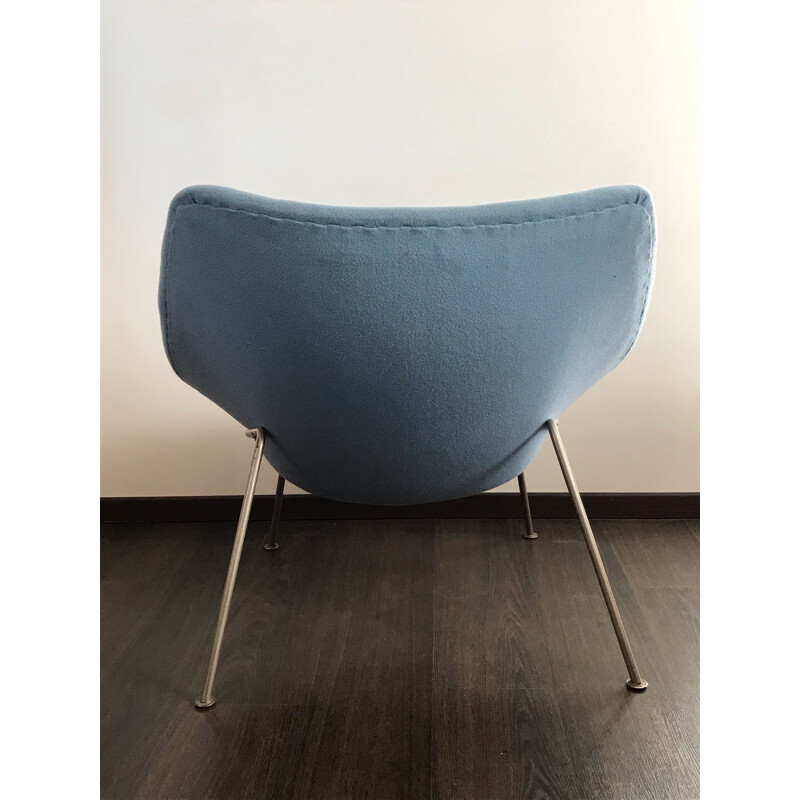 Vintage oyster armchair design pierre Paulin 1970