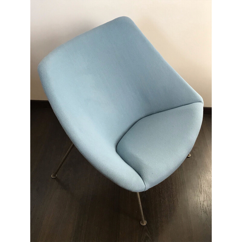 Vintage oester fauteuil ontwerp pierre Paulin 1970