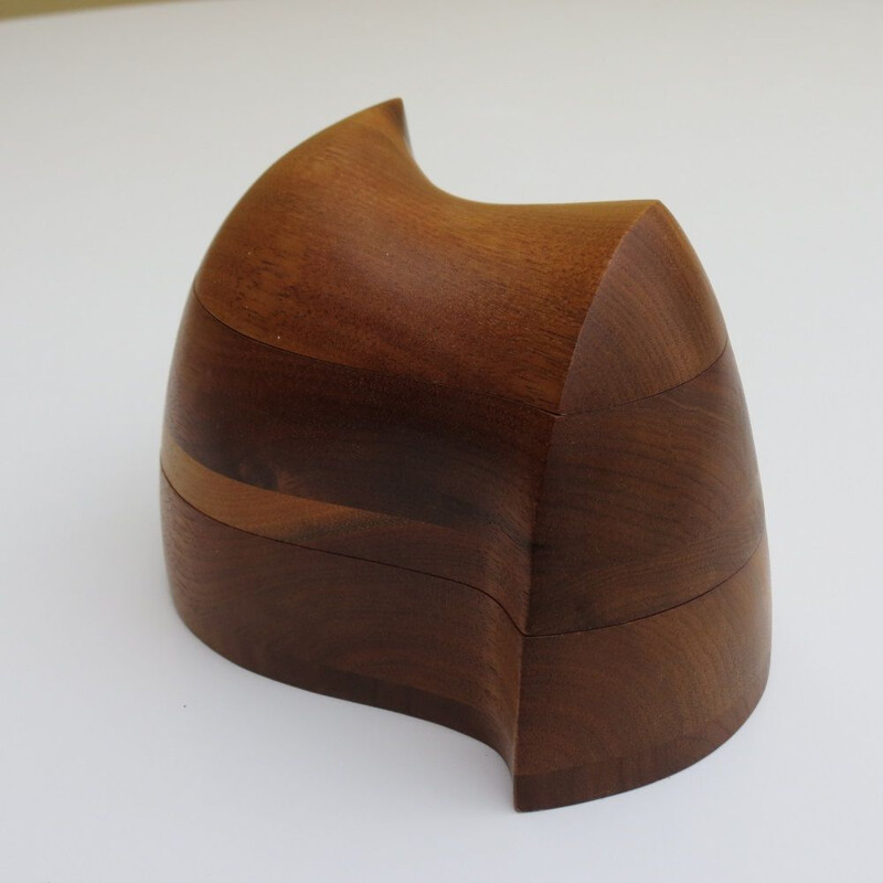 Vintage Sculptural Pot By Jiro Polak Prague Czech Republic 1970s