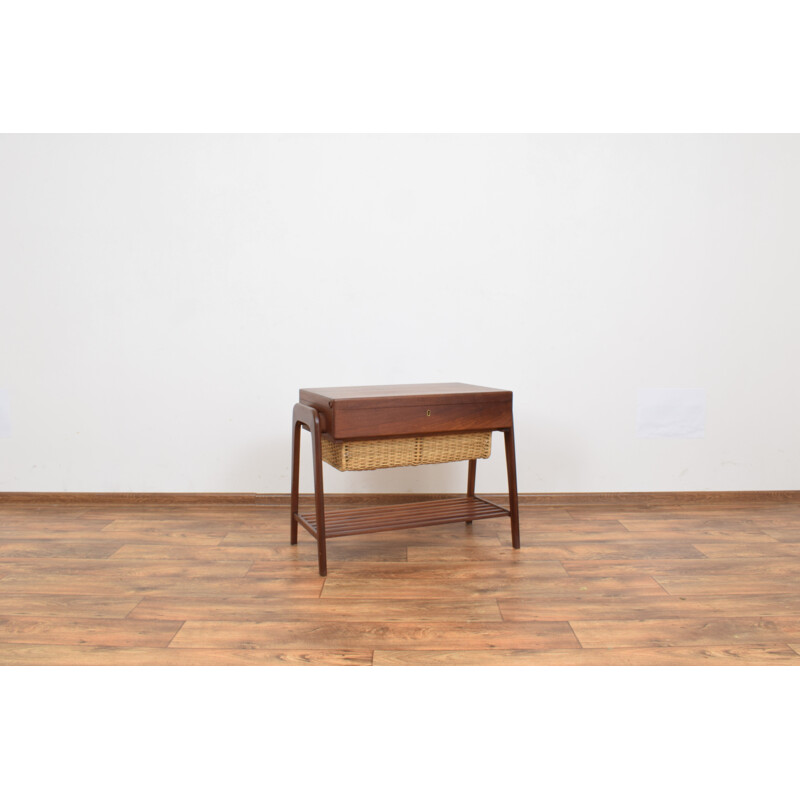 Mid-Century Teak Sewing Table, Danish 1960s