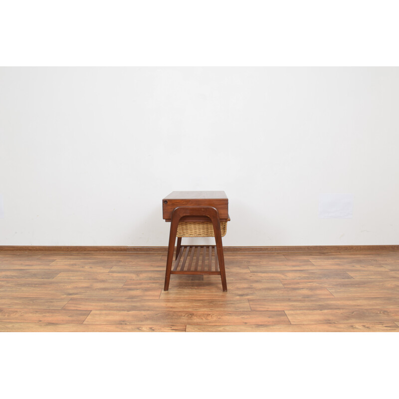 Mid-Century Teak Sewing Table, Danish 1960s