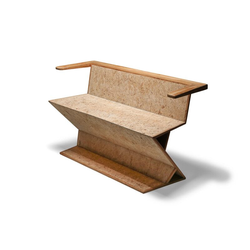 Banc vintage inspiré de Rietveld 2000