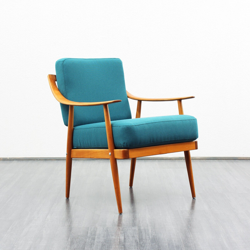 Armchair turquoise vintage - 50s