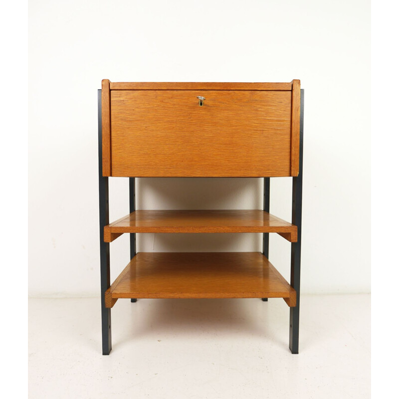 Petit meuble de rangement vintage en teck, Allemagne 1960