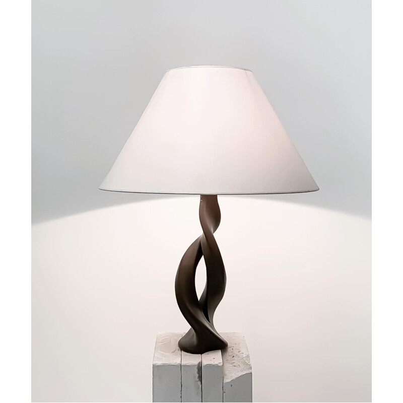 Lampe vintage forme libre en céramique de Louis Giraud 1950