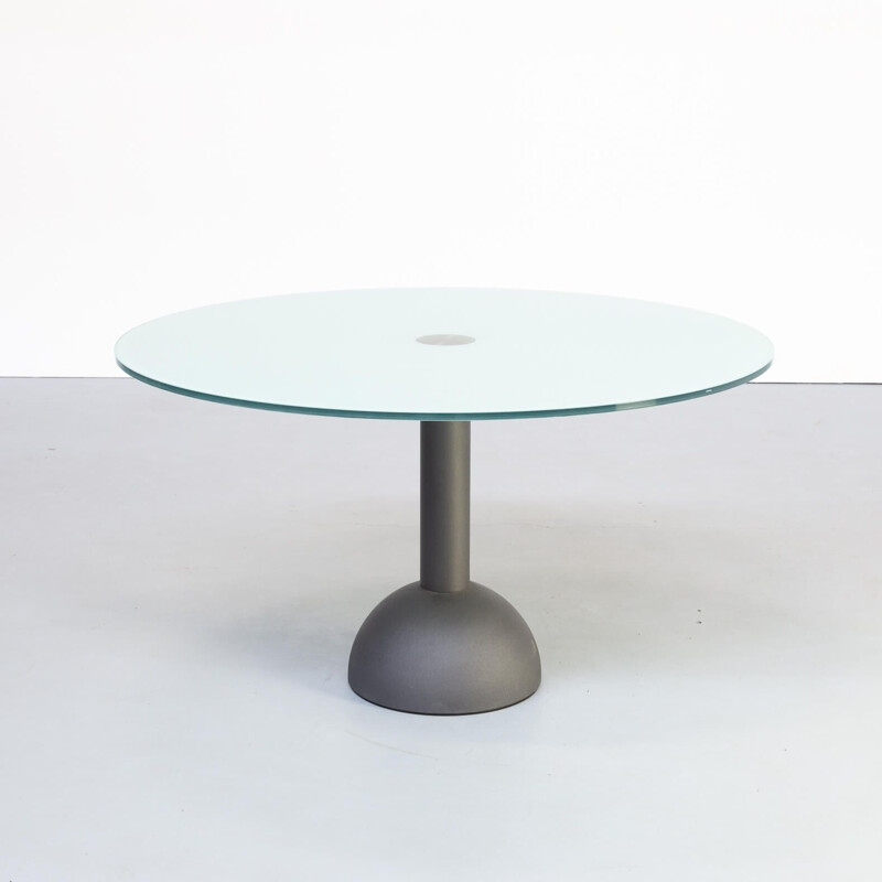 Vintage Massimo and Lella Vignelli 'Calice' dining table for Poltrona Frau 1980s