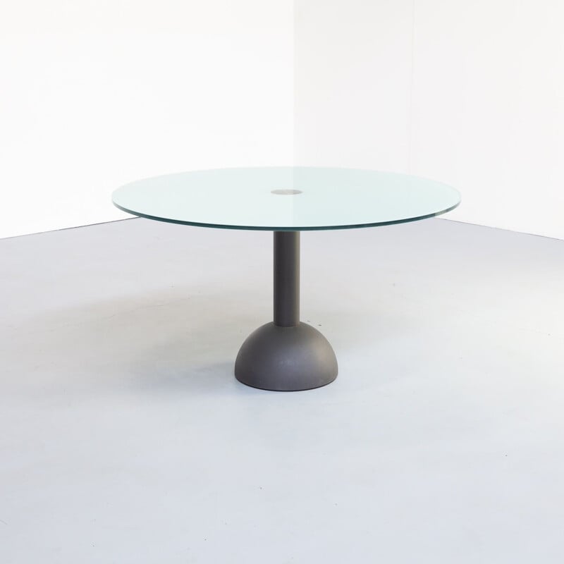 Vintage Massimo and Lella Vignelli 'Calice' dining table for Poltrona Frau 1980s