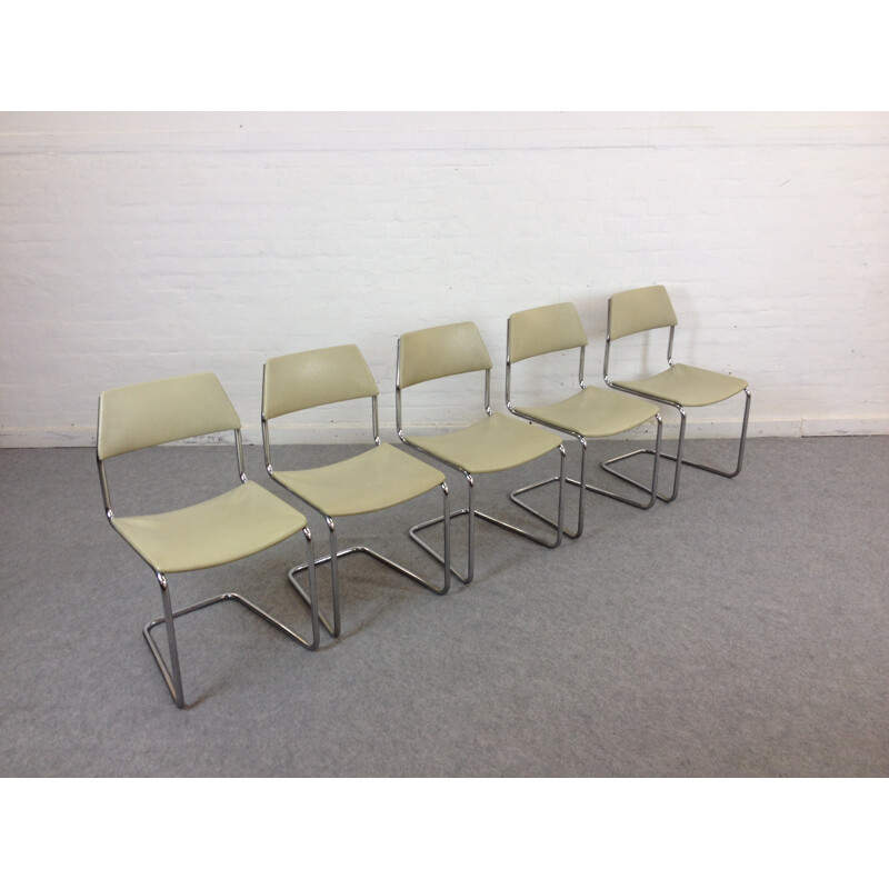 Set of 5 Mauser dining chairs - 1950s