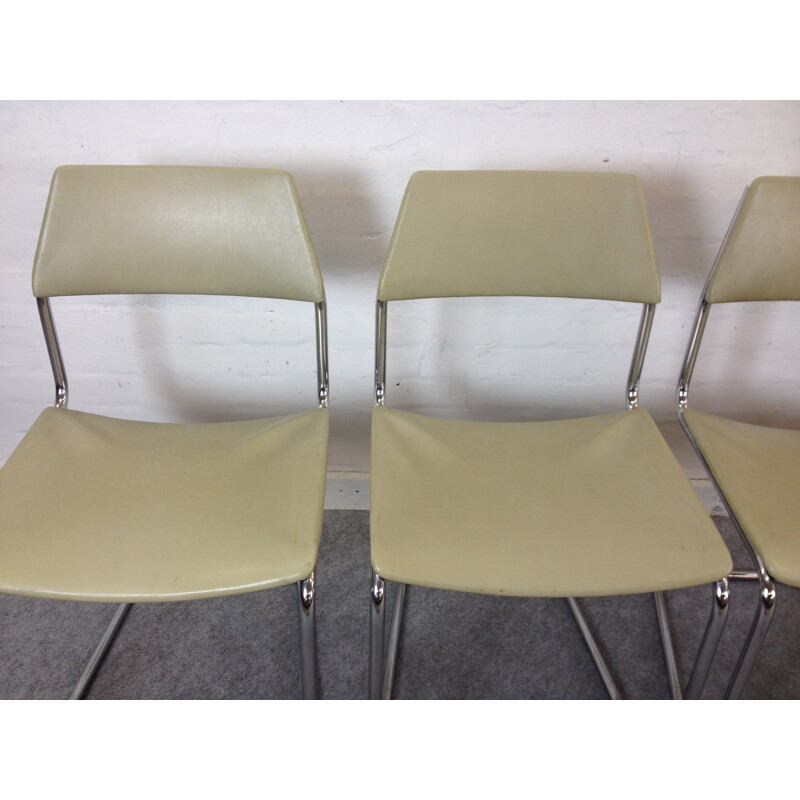 Set of 5 Mauser dining chairs - 1950s