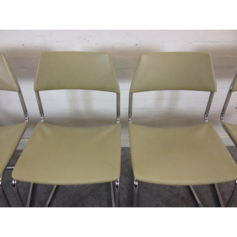 Set of 5 Mauser dining chairs - 1950s