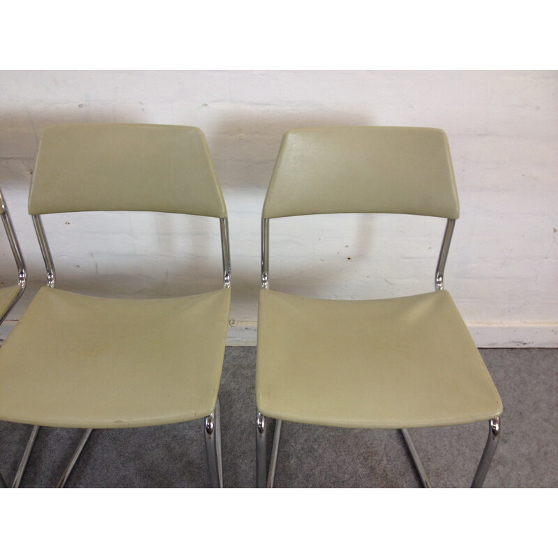 Set of 5 Mauser dining chairs - 1950s