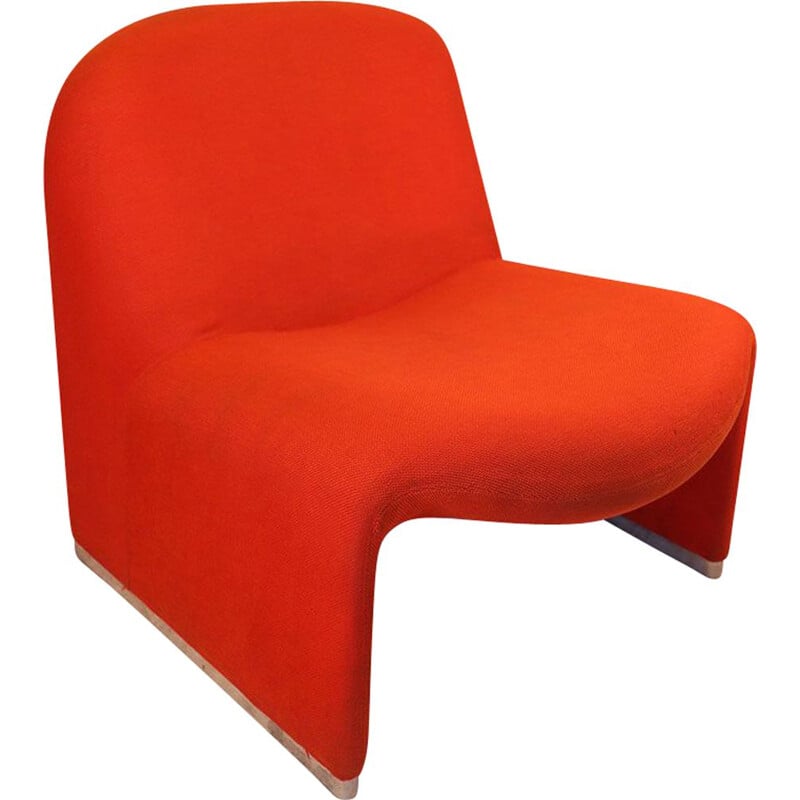 Vintage Fireside chair "Alky" by Giancarlo Piretti for Castelli 1970