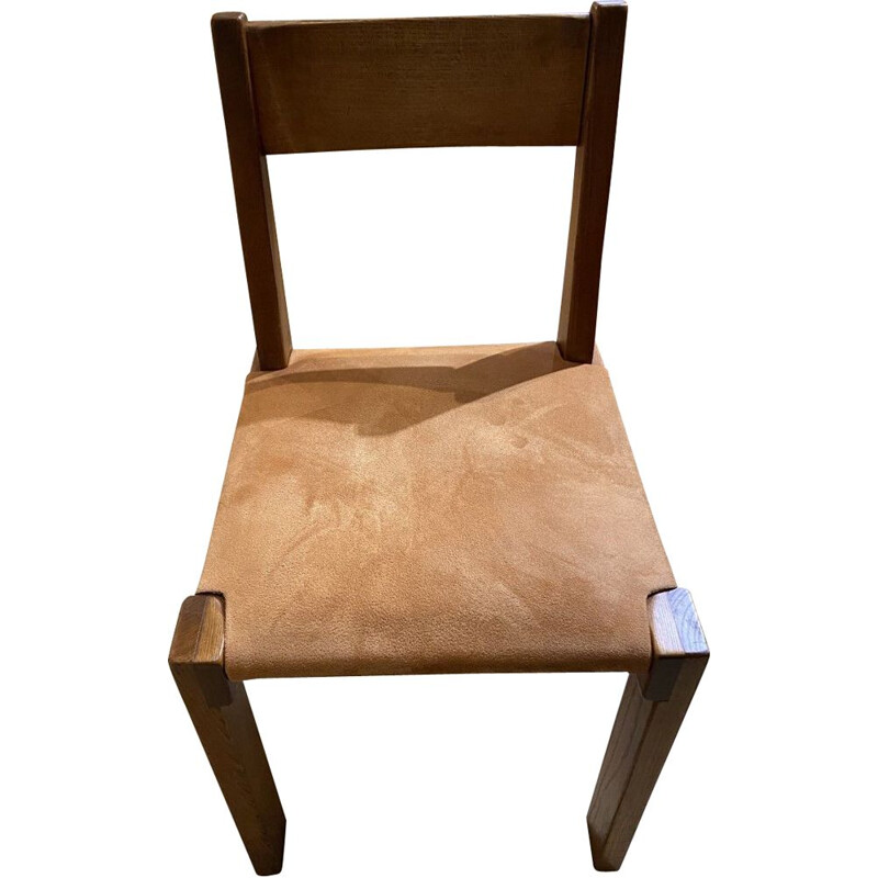 Vintage chair S11 Pierre Chapo 1944