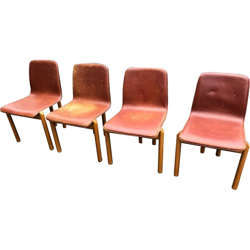 Set de 4 chaises vintage - italiennes