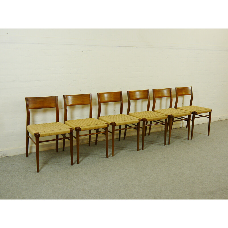 Suite de 6 chaises à repas Wilkhahn, Georg LEOWALD - 1960
