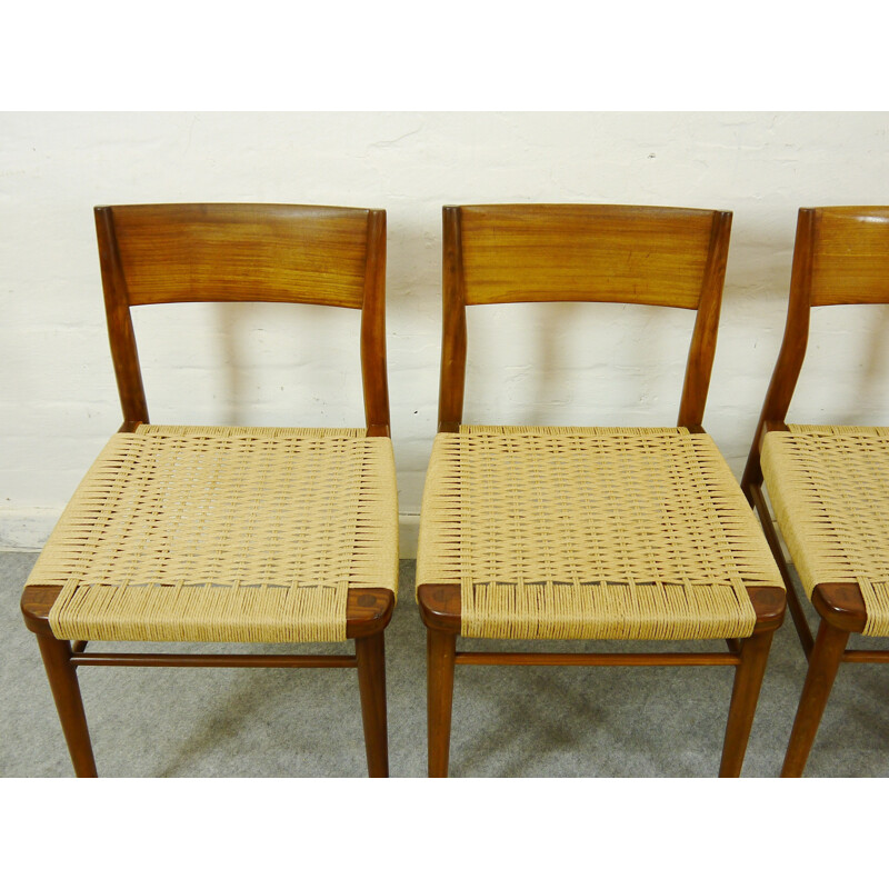 Set of 6 Wilkhahn dining chairs, Georg LEOWALD - 1960s