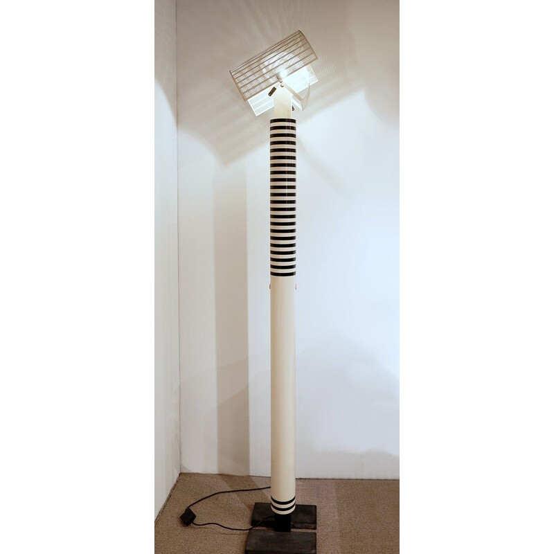 Vintage floor lamp "Shogun Terra" By Mario Botta For Artemide, Italy 1980