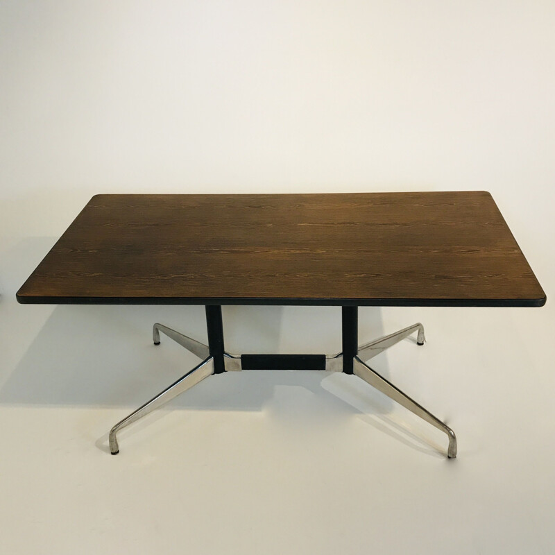 Table vintage par Charles & Ray Eames pour Herman Miller en bois, USA 1970