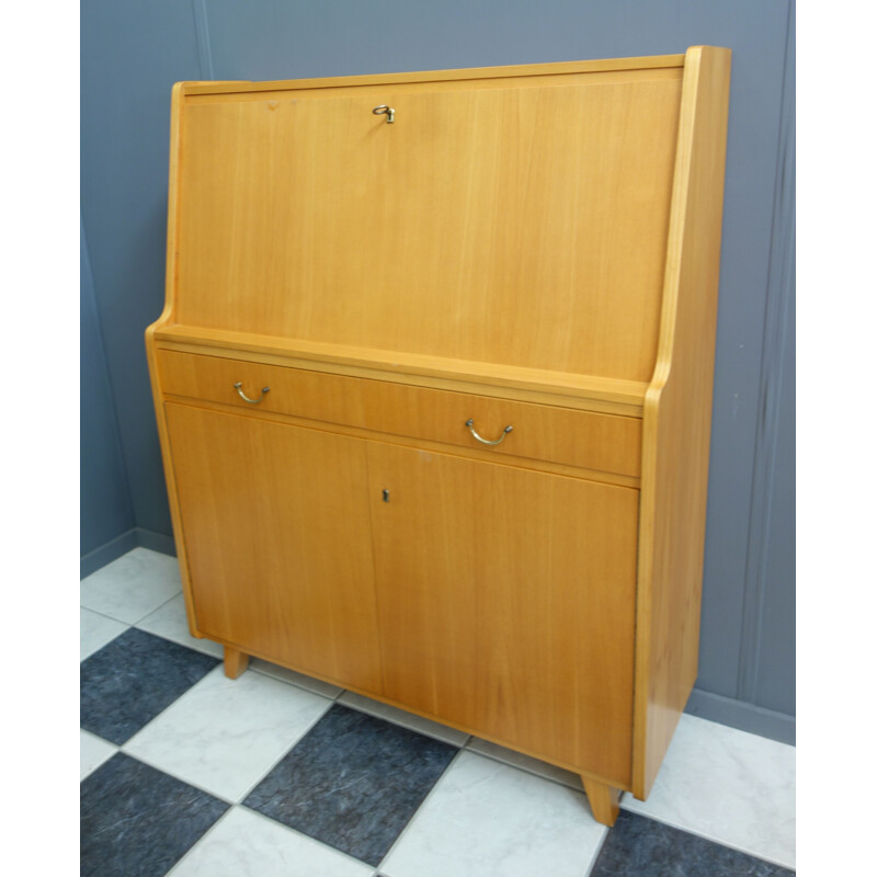 Vintage secretary in Blond wood by Tepe 1960