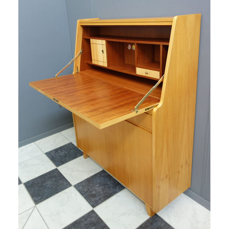 Vintage secretary in Blond wood by Tepe 1960