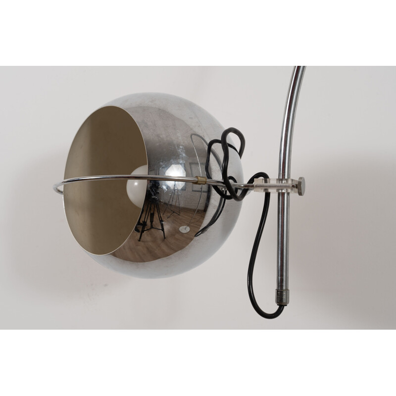 Vintage chrome arch lamp by Gepo Amsterdam