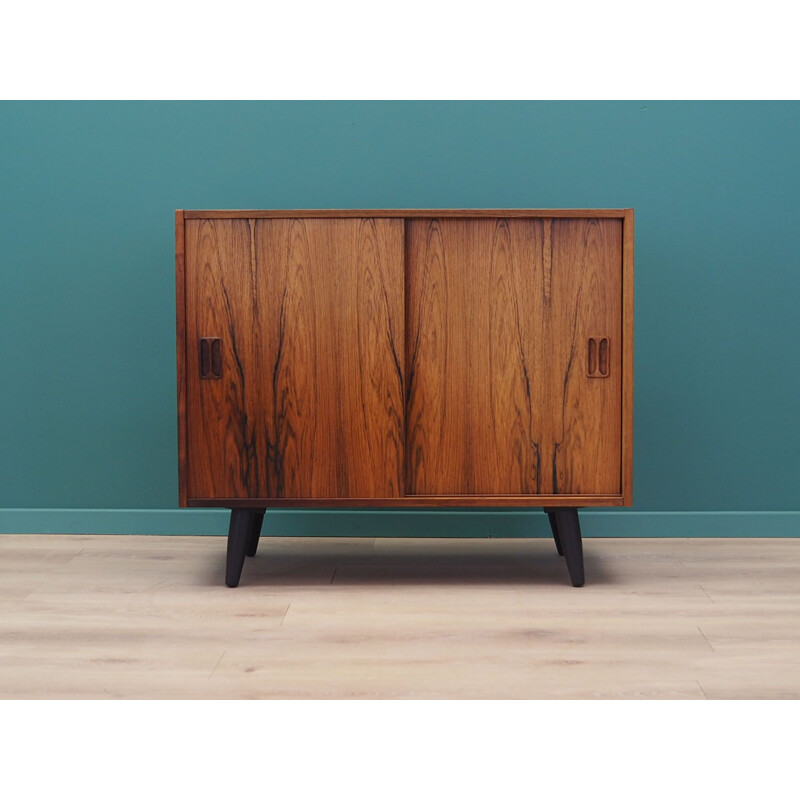 Vintage rosewood highboard, Emil Clausen, Danish 1970