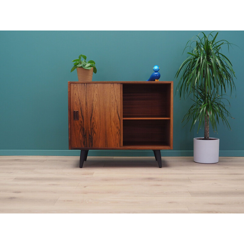 Vintage rosewood highboard, Emil Clausen, Danish 1970