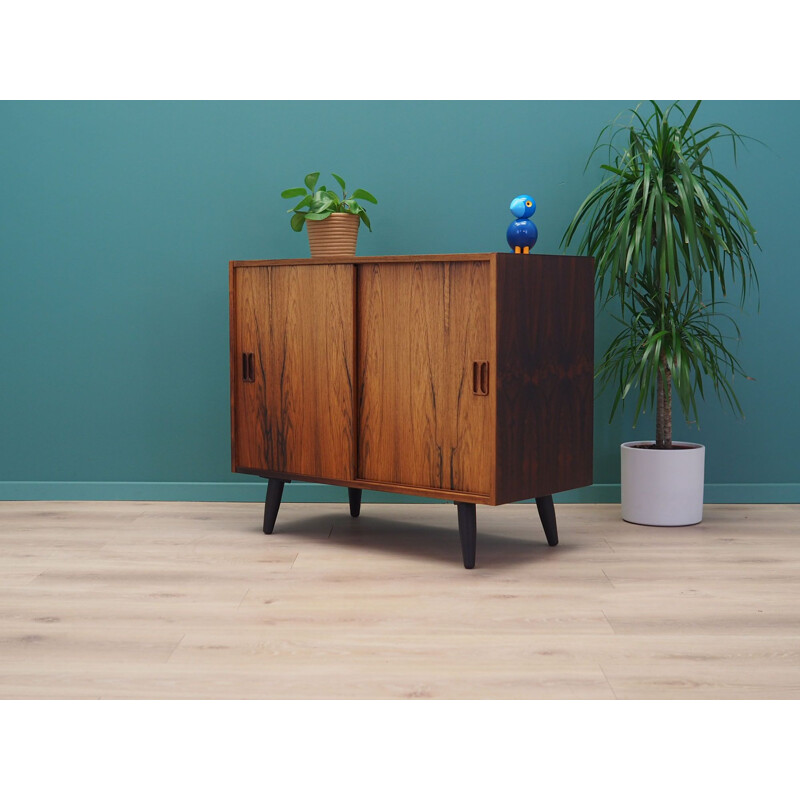 Vintage rosewood highboard, Emil Clausen, Danish 1970