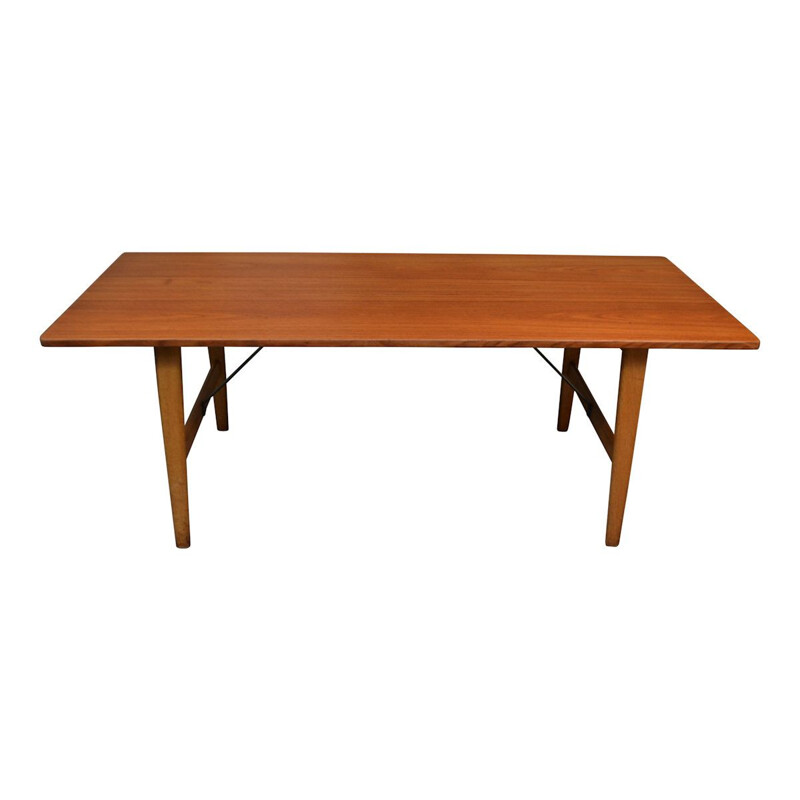 Vintage teak en eiken tafel, Børge Mogensen Denemarken