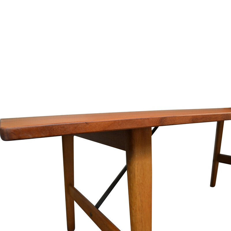 Vintage teak and oak table, Børge Mogensen Denmark