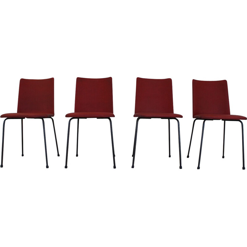 Ensemble de 4 chaises à repas, Hein SALOMONSEN - 1960