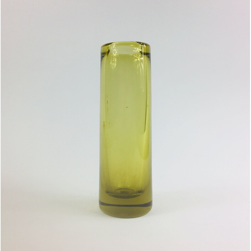 Vase vintage en verre de Per Lütken pour Holmegaard, Danois 1959
