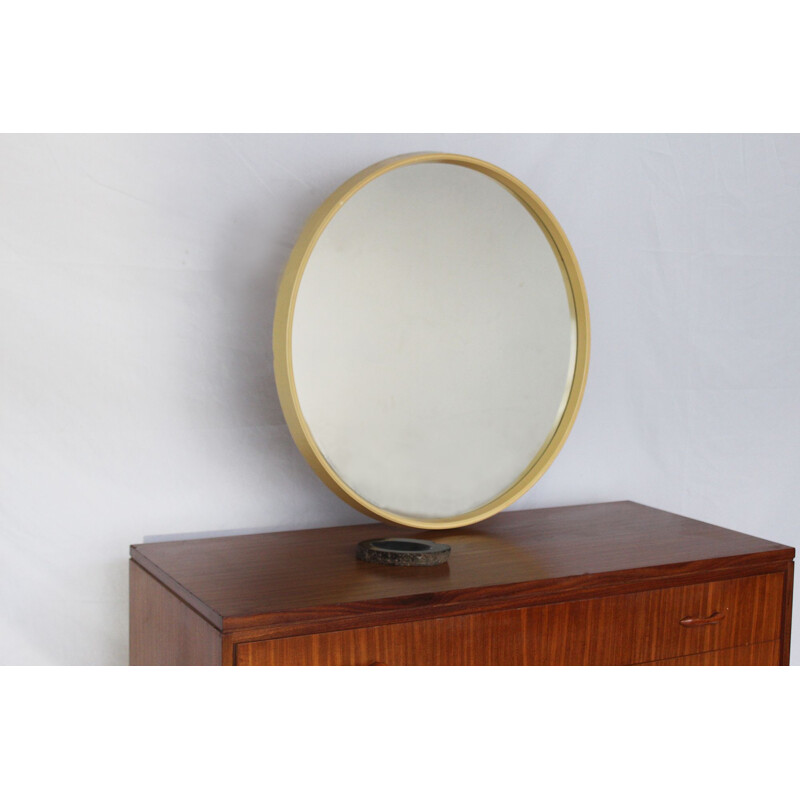 Vintage mirror with plastic edge 1960